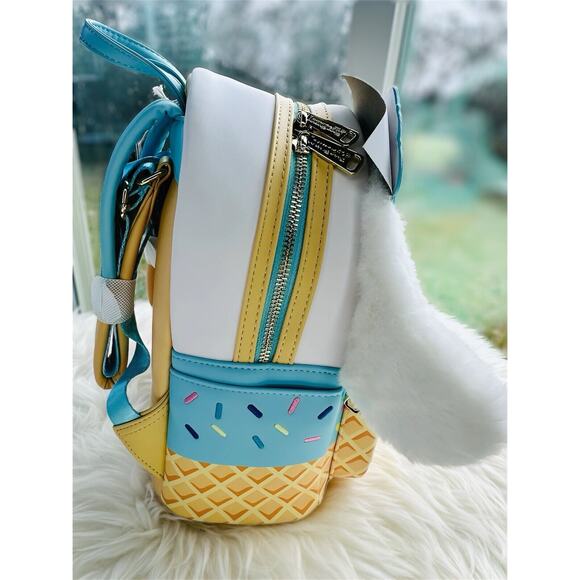 *NEW & RARE* Loungefly SDCC 2024 Sanrio Cinnamoroll Ice Cream Scented Backpack - Picture 3 of 10